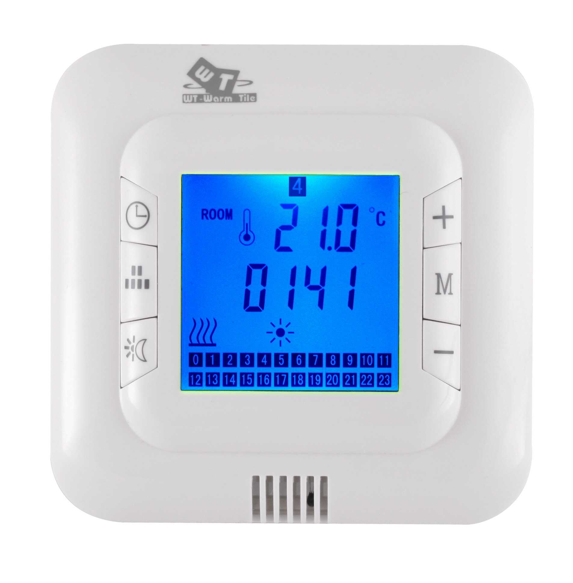 EDRON blau Thermostat Fussbodenheizung
                        digital Regler