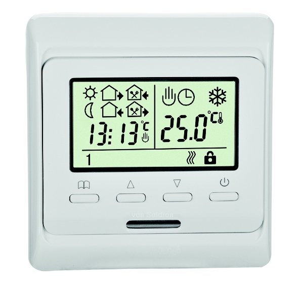 UTR-51
                Underfloor heating thermostat digital Clock