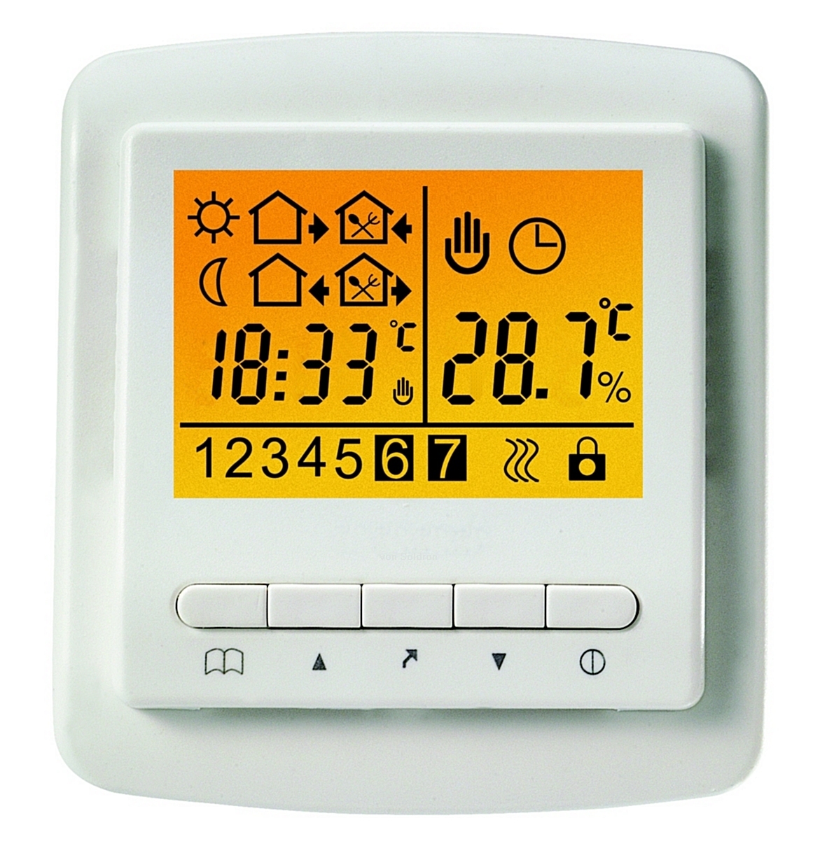 UTR 75
                Underfloor heating thermostat digital Clock