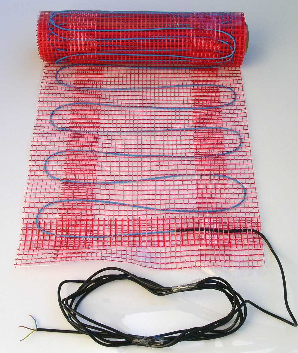 thin bed Underfloor heating mat